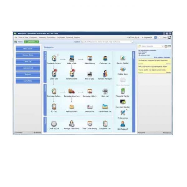 QuickBooks POS Basic 18.0 Add a User With Merchant Account Siegel