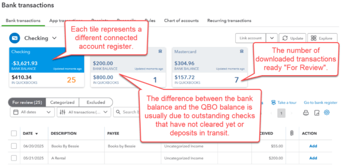Bank Transactions in QuickBooks Online - Siegel Solutions